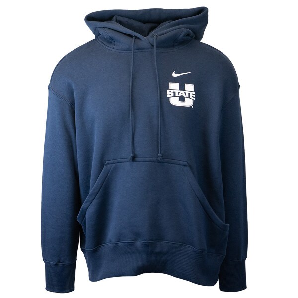 Women's Nike U-State Hooded Sweatshirt navy blue